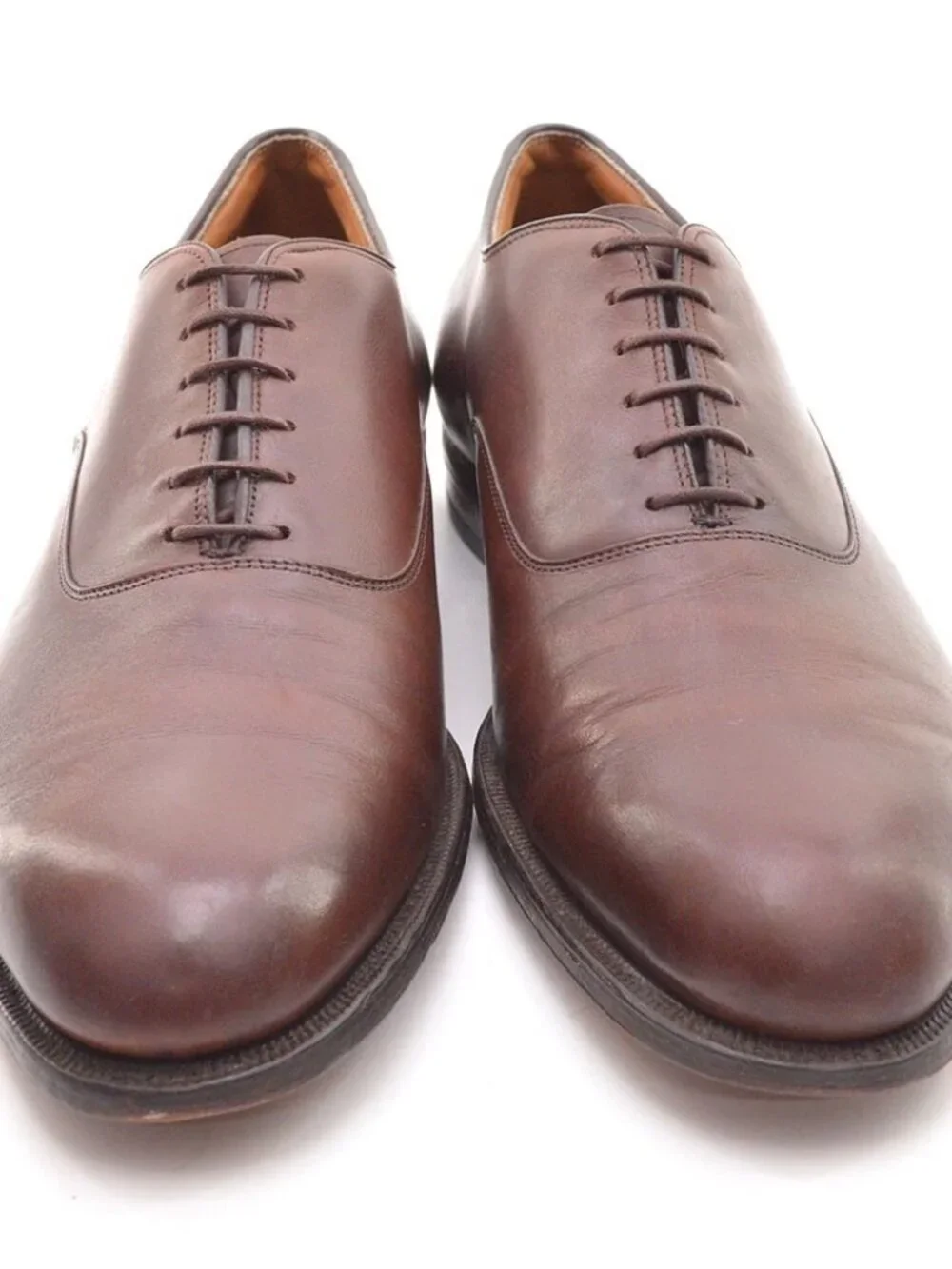 Men Johnston & Murphy Aristocraft USA Cap Toe Business Oxfords 10.5 C Vintage
